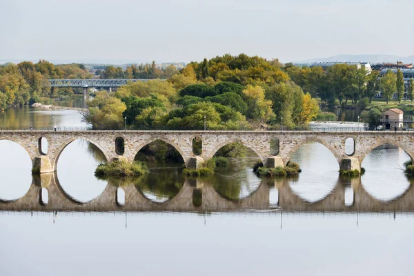 Самора Іспанія Листопада 2016 Вид Один Мостів Які Перетинають Річку Ліцензійні Стокові Зображення