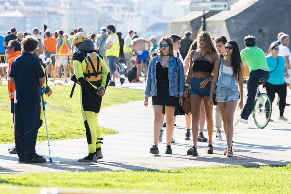 Pontevedra Spain August 2016 Public Attending Celebration Xvi Pontevedra City — Stock Photo, Image