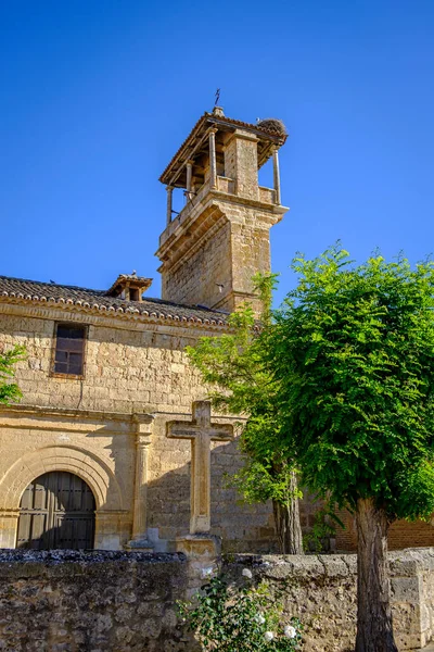 Iglesia San Pedro Apostol Villanueva Los Caballeros Valladolid España Típica — Foto de Stock