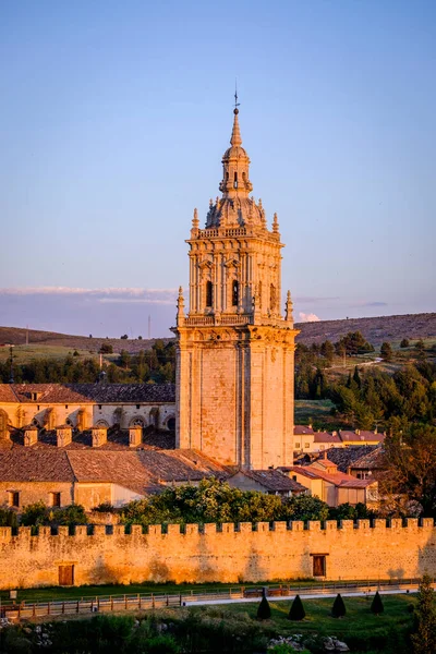 Vista Aldeia Burgo Osma Espanha — Fotografia de Stock