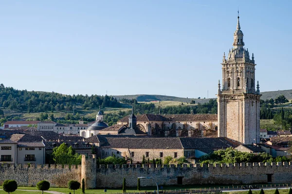 Vista Del Pueblo Burgo Osma Una Ciudad Española Provincia Soria — Foto de Stock