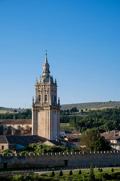 Vista Aldeia Burgo Osma Uma Cidade Espanhola Província Soria Comunidade — Fotografia de Stock