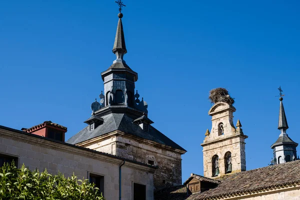 Uitzicht Het Dorp Burgo Osma Een Spaanse Stad Provincie Soria — Stockfoto