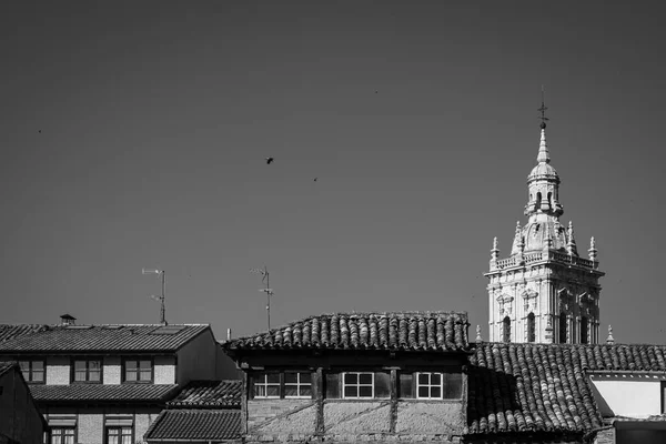 Vista Aldeia Burgo Osma Uma Cidade Espanhola Província Soria Comunidade — Fotografia de Stock