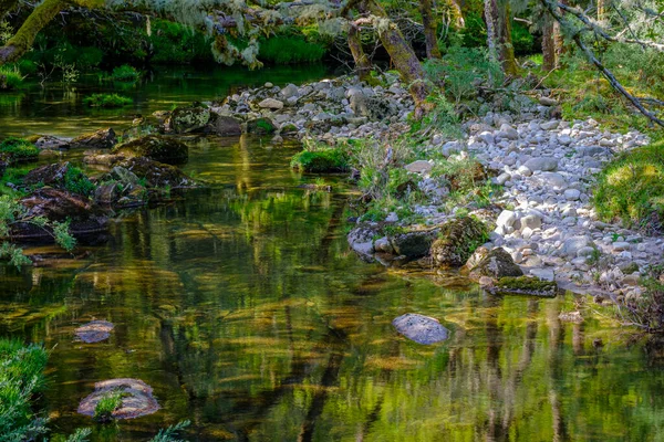 Rio Xesta Στο Sierra Del Suido Ένα Ορεινό Σύστημα Της — Φωτογραφία Αρχείου