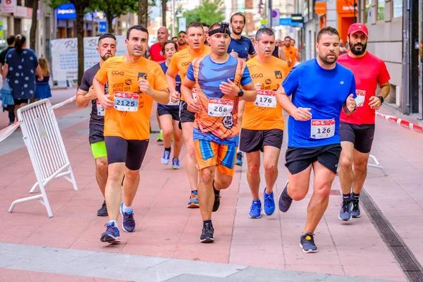 Pontevedra Spanien Juni 2019 Marathon Über Und Kilometer Opfern Von — Stockfoto