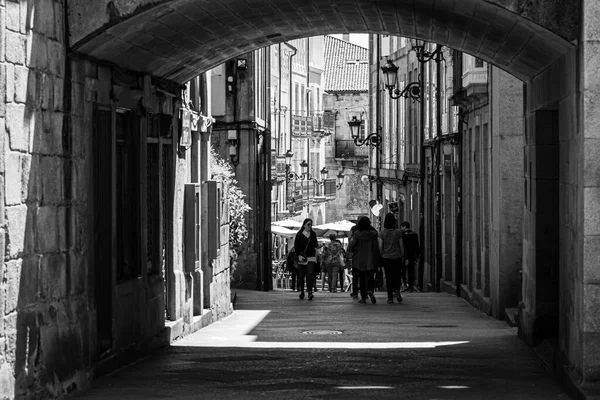 Ourense Spagna Maggio 2018 Strada Nel Centro Storico Della Città — Foto Stock