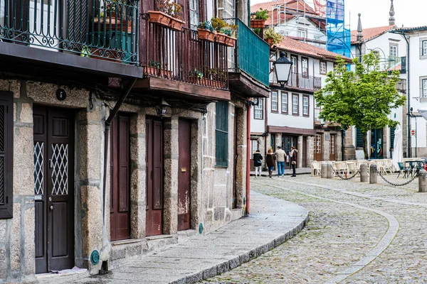 Guimaraes Portugal Abril 2018 Una Las Calles Típicas —  Fotos de Stock