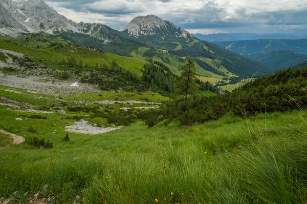 Krásné Horské Krajiny Rakousku — Stock fotografie