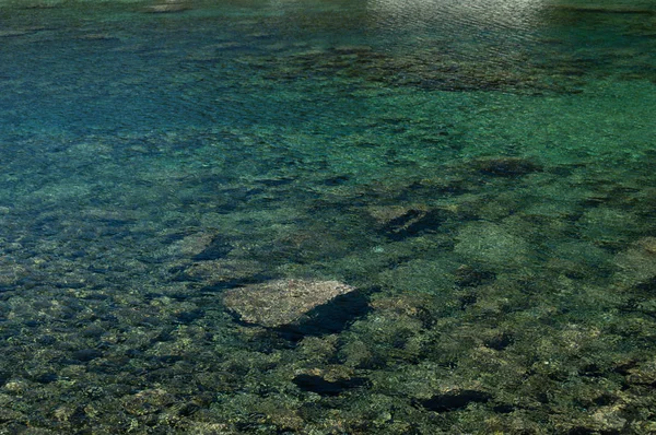 Vista Del Agua Que Fluye Río Montañoso Rocoso —  Fotos de Stock