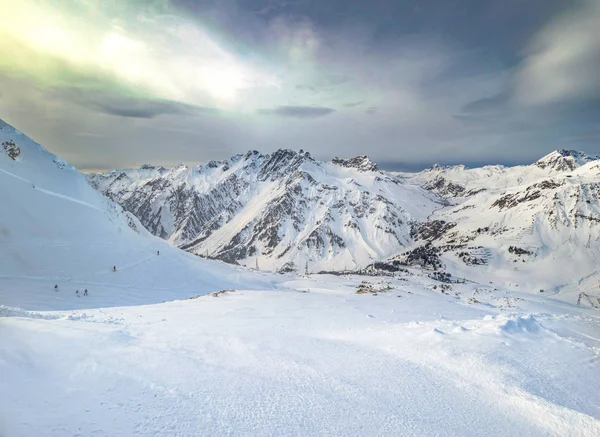 Berg Skigebied Patscherkofel Alpen Tirol West Oostenrijk — Stockfoto