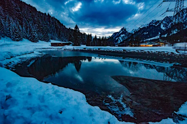 Avusturya Nın Batısındaki Tyrol Alpler Deki Patscherkofel Dağı Kayak Alanı — Stok fotoğraf