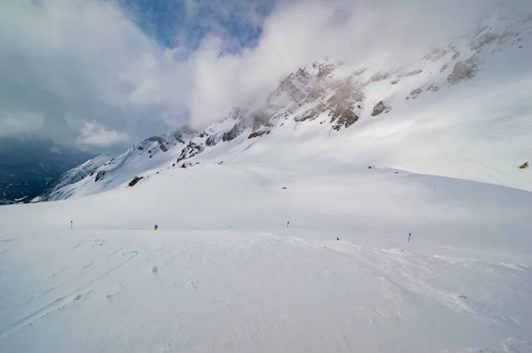 Het Skigebied Ski Arlberg Oostenrijkse Alpen — Stockfoto