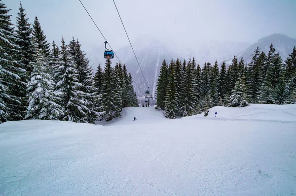 Seilbahn Auf Den Sonnenkopf — Stockfoto