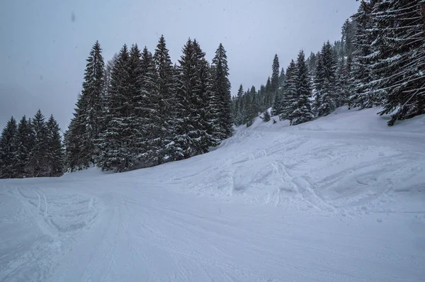 Skipiste Berg Sonnenkopf — Stockfoto