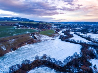 Winter countryside in Czech republic