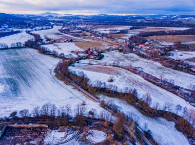 Winter countryside in Czech republic