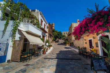 Eski şehrin sokak manzarası 