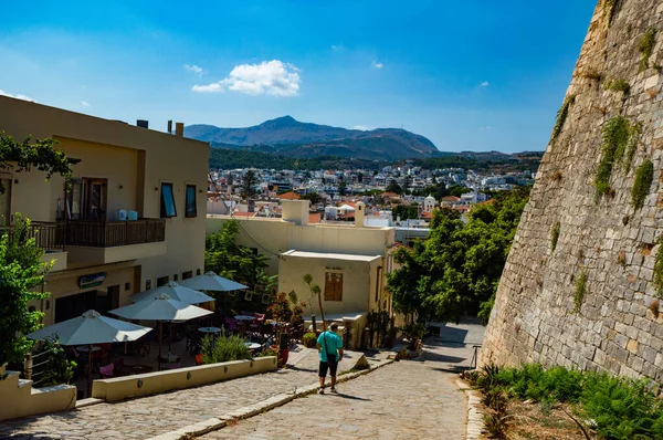 Uitzicht Vanaf Fortezza Van Rethymno Stad Rethymno — Stockfoto