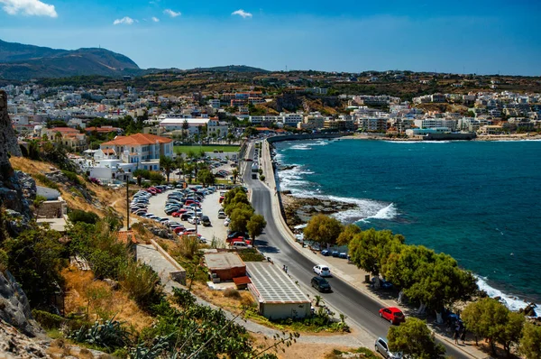 Rethymno şehrinden Fortezza 'nın görüntüsü
