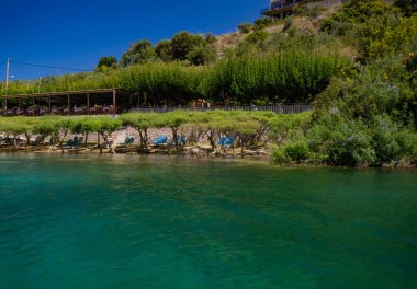 Yunanistan 'ın Girit adasında Kournas Gölü