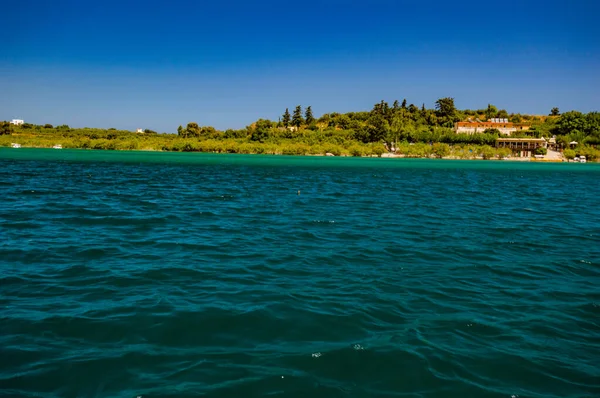 Lago Kournas Creta Ilha Grécia — Fotografia de Stock