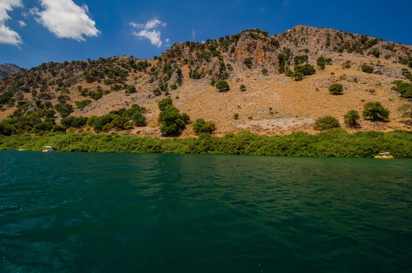 Lake Kournas Island Crete Greece — Stock Photo, Image