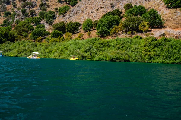 Lake Kournas Island Crete Greece — Stock Photo, Image