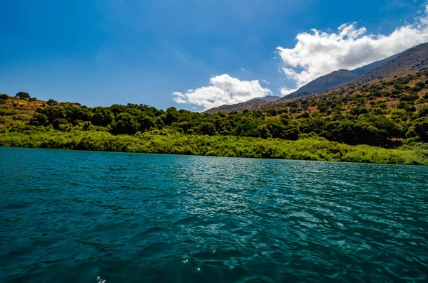 Lake Kournas Island Crete Greece — Stock Photo, Image