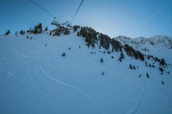 Skilift Acherkogel Österreich — Stockfoto