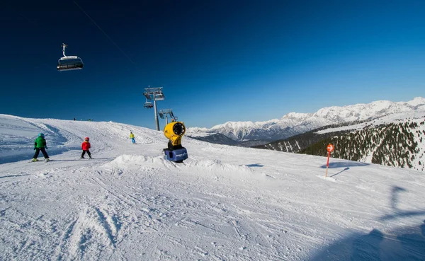 Skipiste Acherkogel Hochötz — Stockfoto