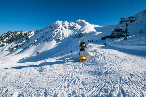 Skipiste Acherkogel Hochoetz — Stockfoto