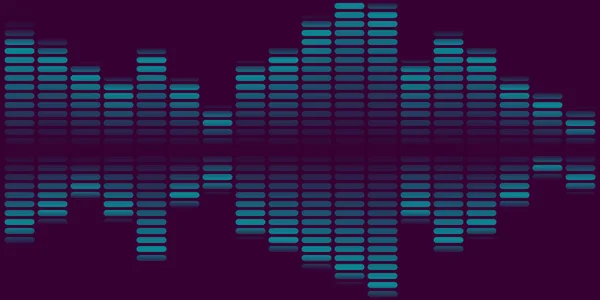 Abstraktes Vektorelement für Musik-Equalizer — Stockvektor