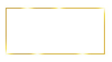 Şeffaf arka plan üzerinde izole gölgeler ile Altın parlak parlayan vintage çerçeveler. Altın lüks gerçekçi dikdörtgen kenarlık. Vektör çizimi