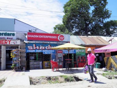 Mombasa, Kenya Doğu Afrika'nın tropik kıyısında.2018