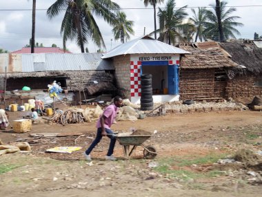 Mombasa, Kenya Doğu Afrika'nın tropik kıyısında.2018