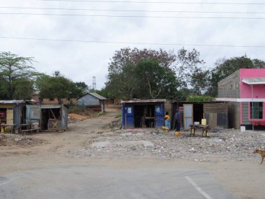 Mombasa, Kenya Doğu Afrika'nın tropik kıyısında.2018