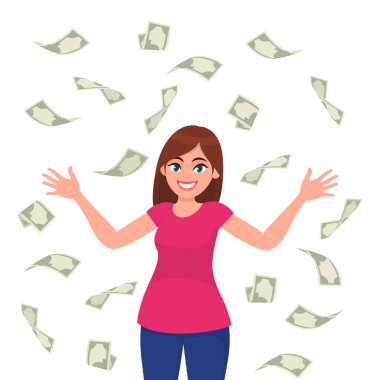 Nakit / para / banknot /currency faturaları başarı düşen