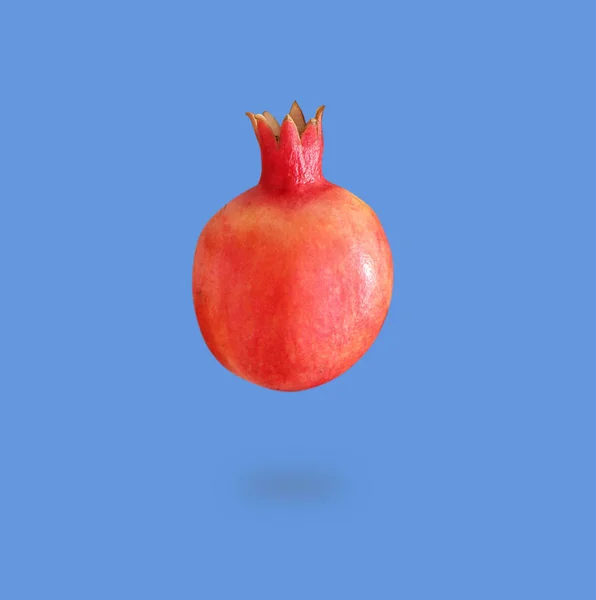 Minimal Concept Rosh Hashanah Pomegranate Jewish New Year Holiday Traditional — Stock Photo, Image