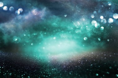 Glitter vintage ışıklar arka plan. de-odaklı