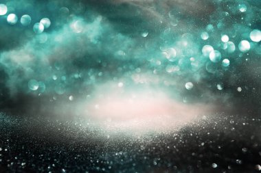 Glitter vintage ışıklar arka plan. de-odaklı