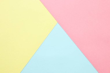 Pastel renkli kağıt doku soyut. En az geometrik şekiller ve çizgiler. modaya uygun bir tasarım konsepti.
