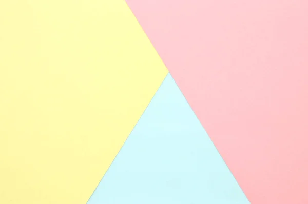 抽象的粉彩彩色纸质地 最小几何形状和线条 时尚的设计理念 — 图库照片