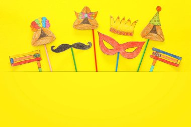 Purim kutlama kavramı (Yahudi karnaval tatil). Geleneksel