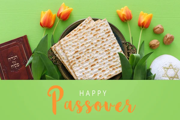 Pesah viering concept (Joodse Pascha vakantie). Traditionele — Stockfoto