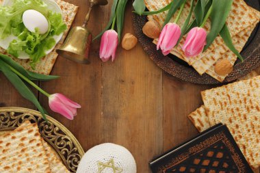 Pesah kutlama konsepti (Yahudi bayramı tatili).