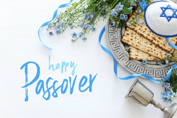 Koncepcja świętowania Pesah (żydowskie święto Paschy) — Zdjęcie stockowe
