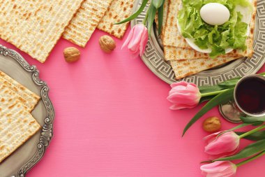 Pesah kutlama konsepti (Yahudi bayramı tatili).