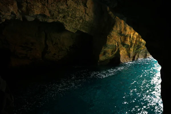 Rosh Hanikra grottoes ,ocean view — Stock Photo, Image