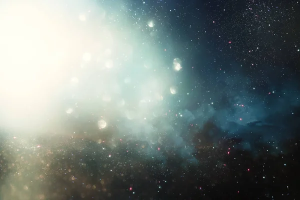 Sfondo e astratto. Galassia, nebulosa e texture spaziale stellata — Foto Stock